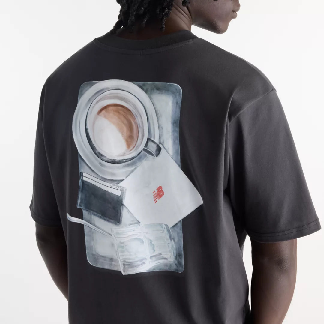 New Balance Grey Days Coffee Oversized T-Shirt