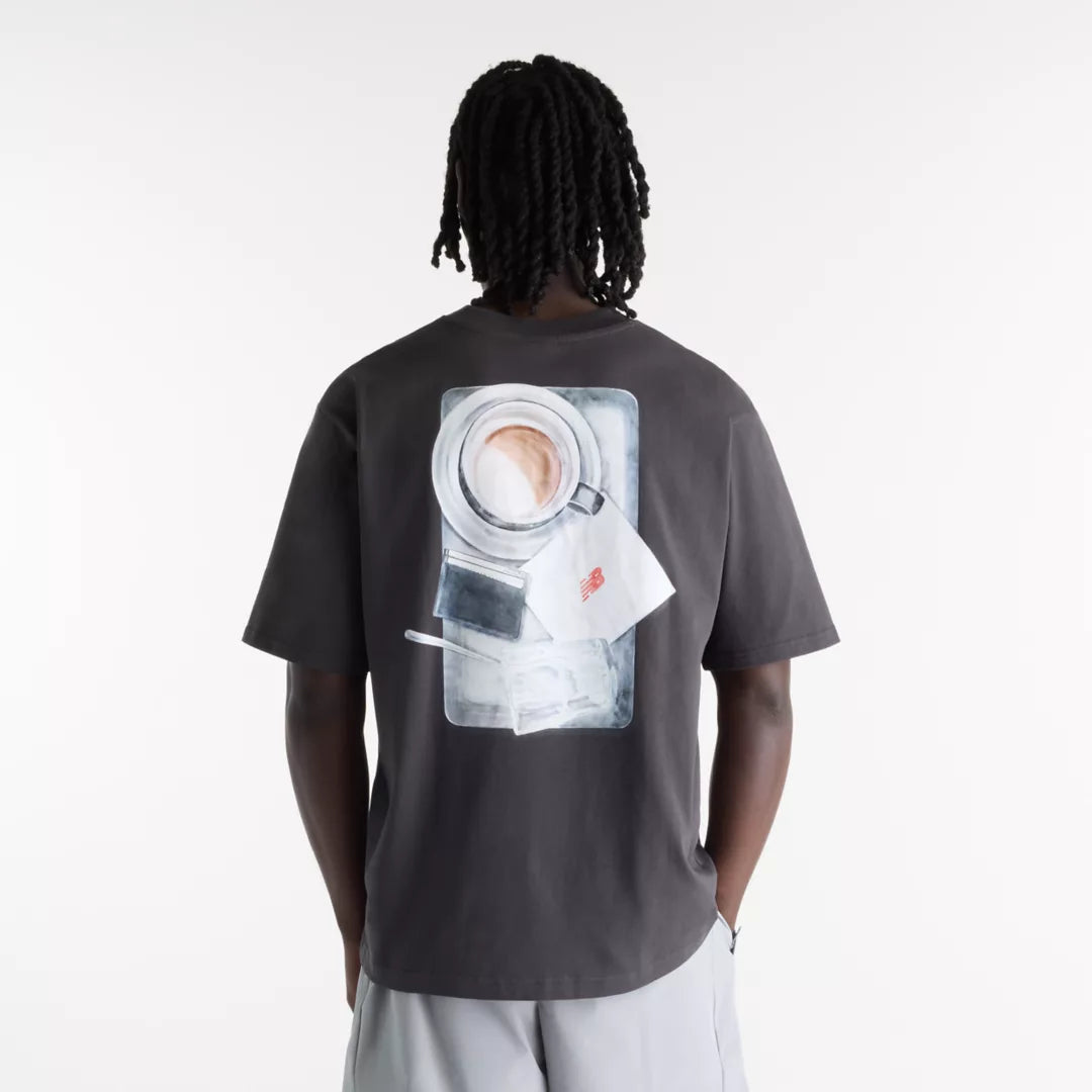 New Balance Grey Days Coffee Oversized T-Shirt