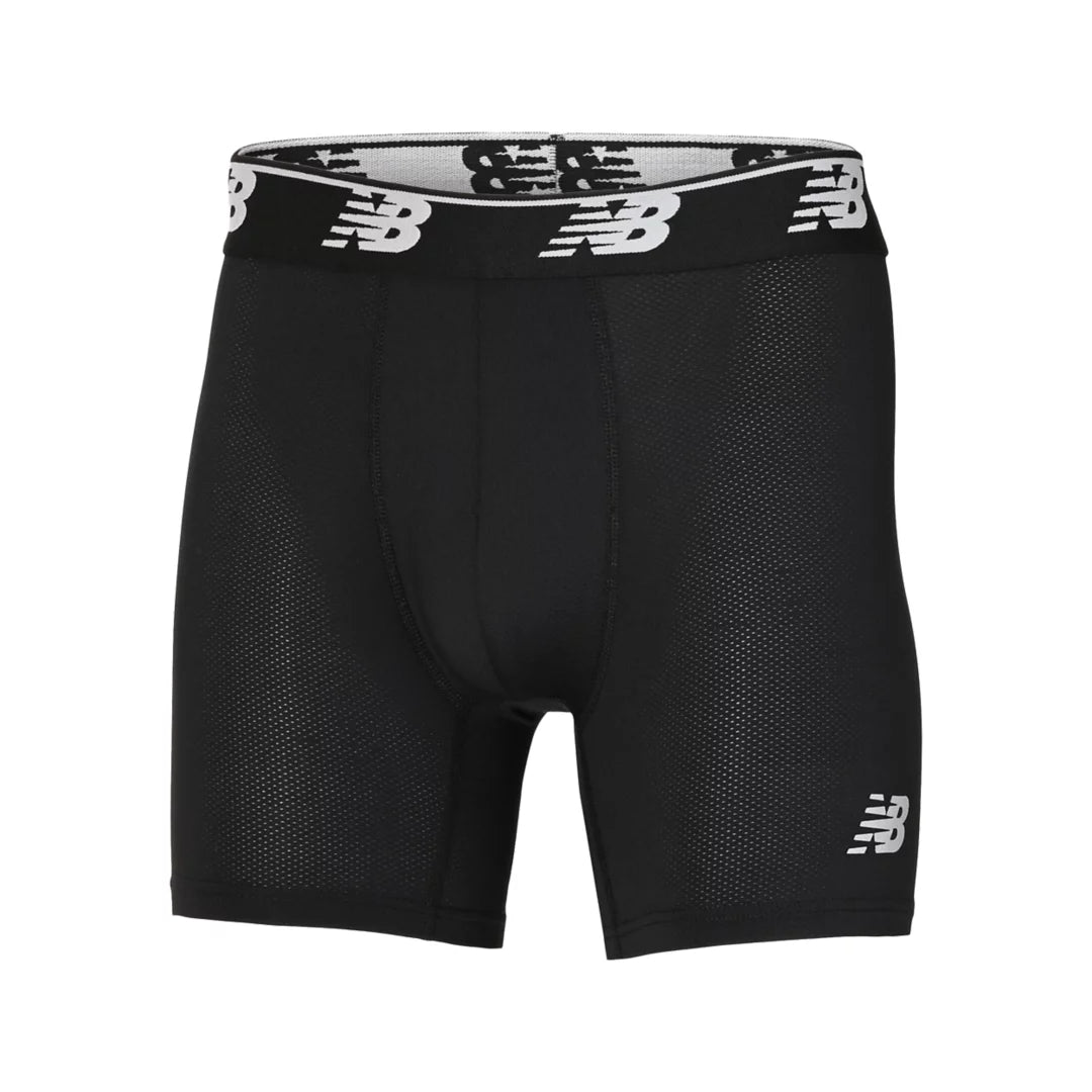 New Balance Mens Mesh 5 Inch Boxer Brief No Fly 3 Pack