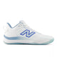 WHITE with BLUE GEMSTONE and FROSTED GLASS