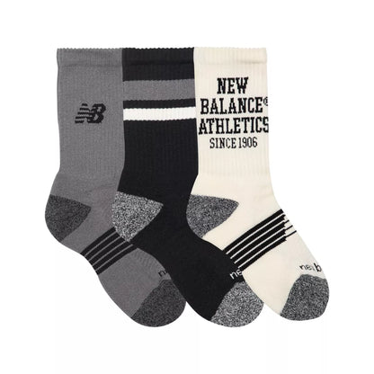 New Balance Youth Lifestyle Graphic Crew 3 Pack
