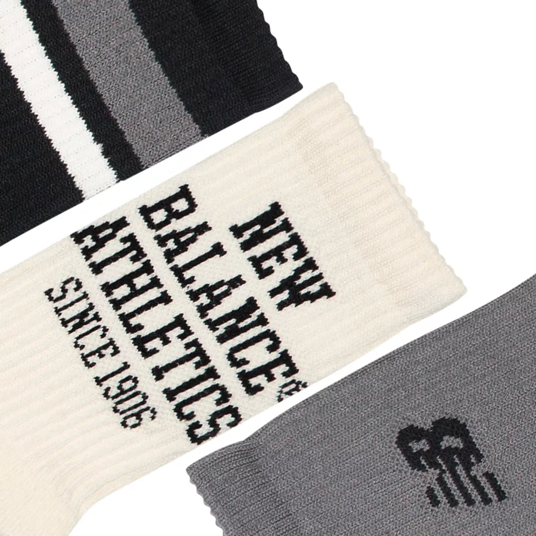 New Balance Youth Lifestyle Graphic Crew 3 Pack