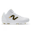 WHITE with GOLD