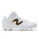 WHITE with GOLD