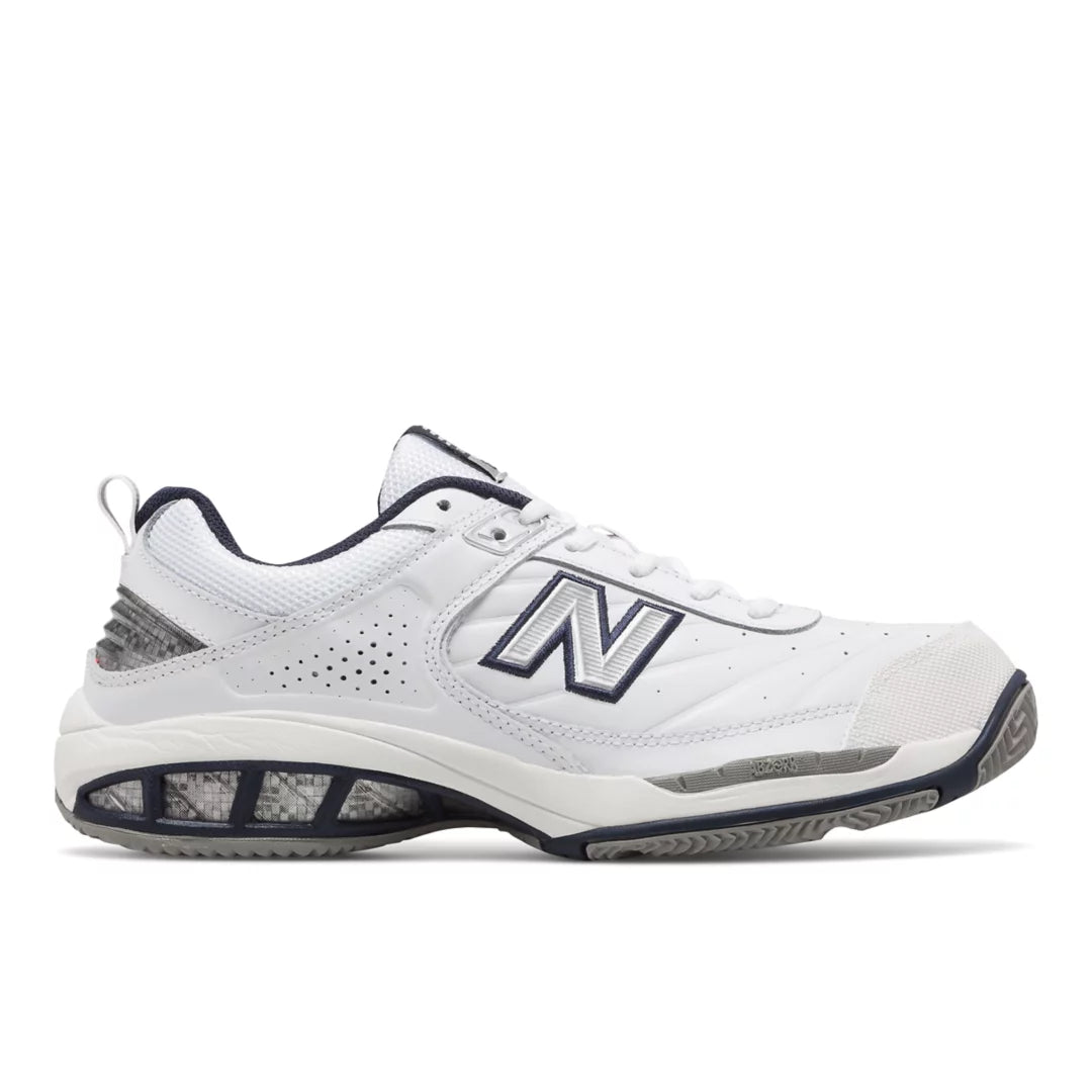 NB WHITE with NB NAVY,7,Narrow (B)