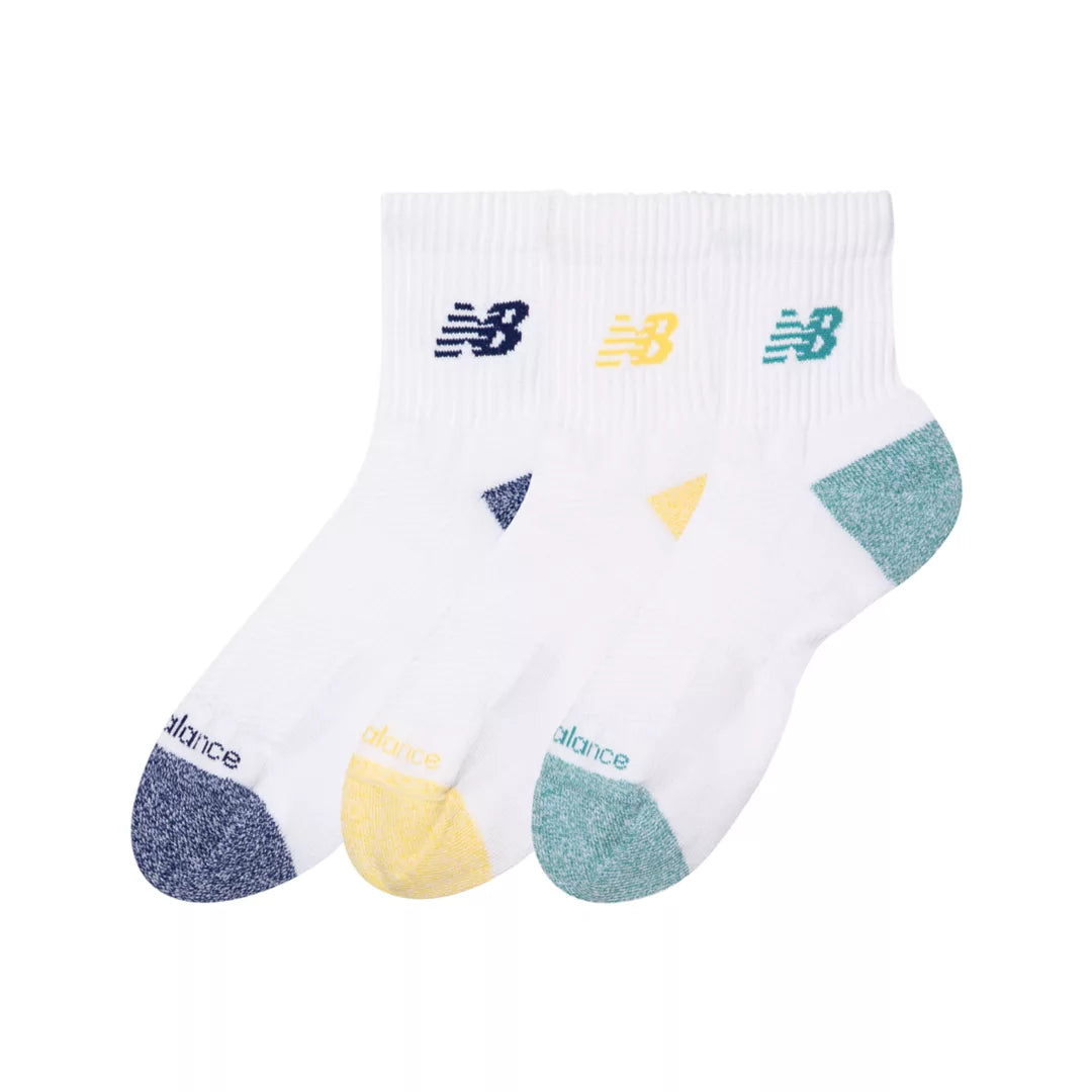 New Balance Active QTR Socks 3 Pack