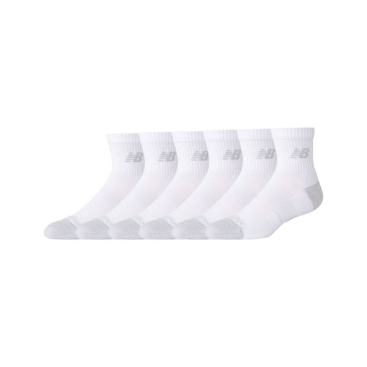New Balance Active  QTR Socks 6 Pack