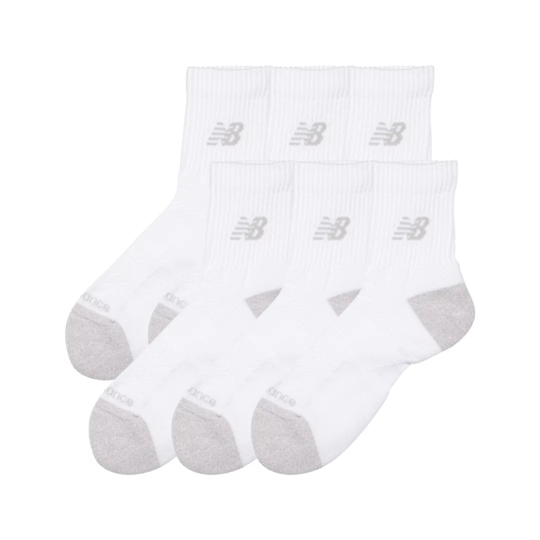 New Balance Active  QTR Socks 6 Pack