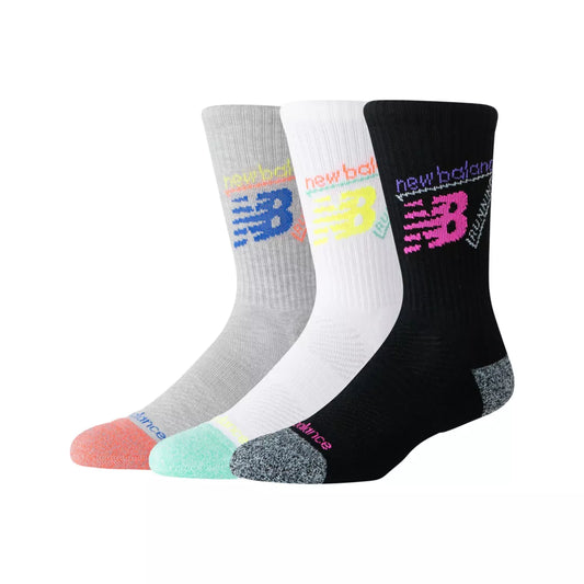 New Balance Active Graphic Crew Socks 3 Pack