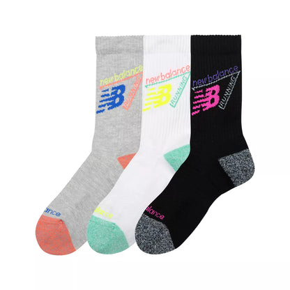 New Balance Active Graphic Crew Socks 3 Pack