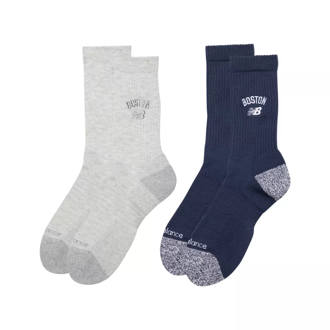 New Balance Boston City Sock 2 Pack