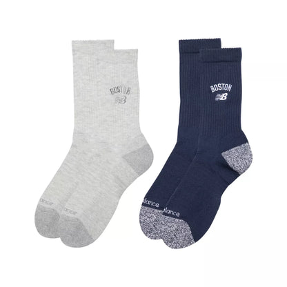 New Balance Boston City Sock 2 Pack