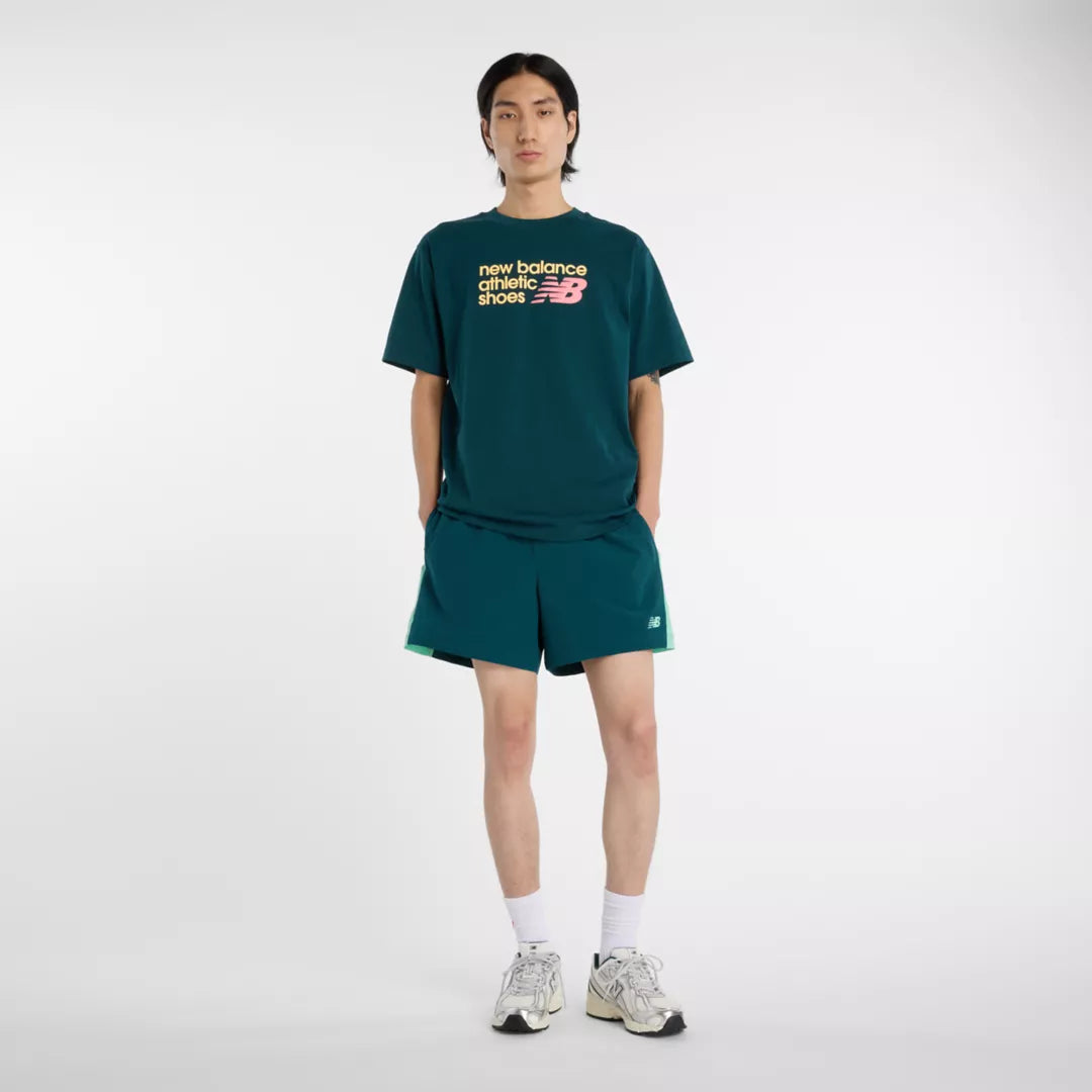 New Balance Athletics Premium Relaxed Chest Logo T-Shirt