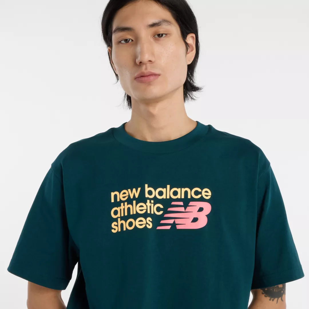 New Balance Athletics Premium Relaxed Chest Logo T-Shirt