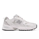 NB WHITE with SILVER METALLIC