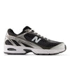 BLACK with WHITE and SILVER METALLIC