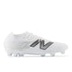 WHITE with Metallic Silver and Black