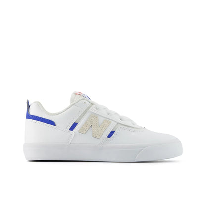 NB 103 WHITE with BLUE BIRD,11,Standard (M)