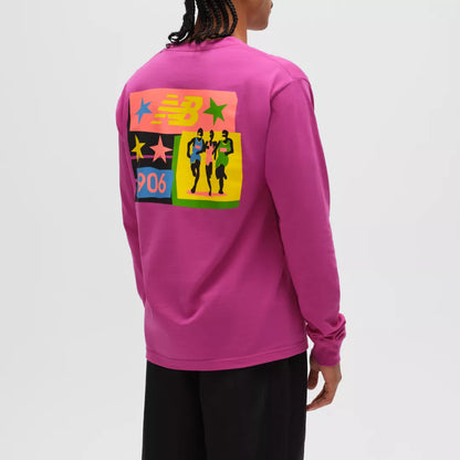 New Balance Made in USA Graphic Long Sleeve T-Shirt
