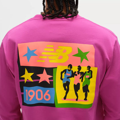 New Balance Made in USA Graphic Long Sleeve T-Shirt