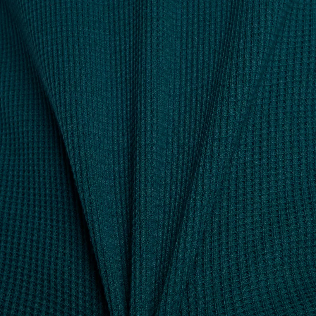 New Balance Numeric Waffle Knit Long Sleeve Henley