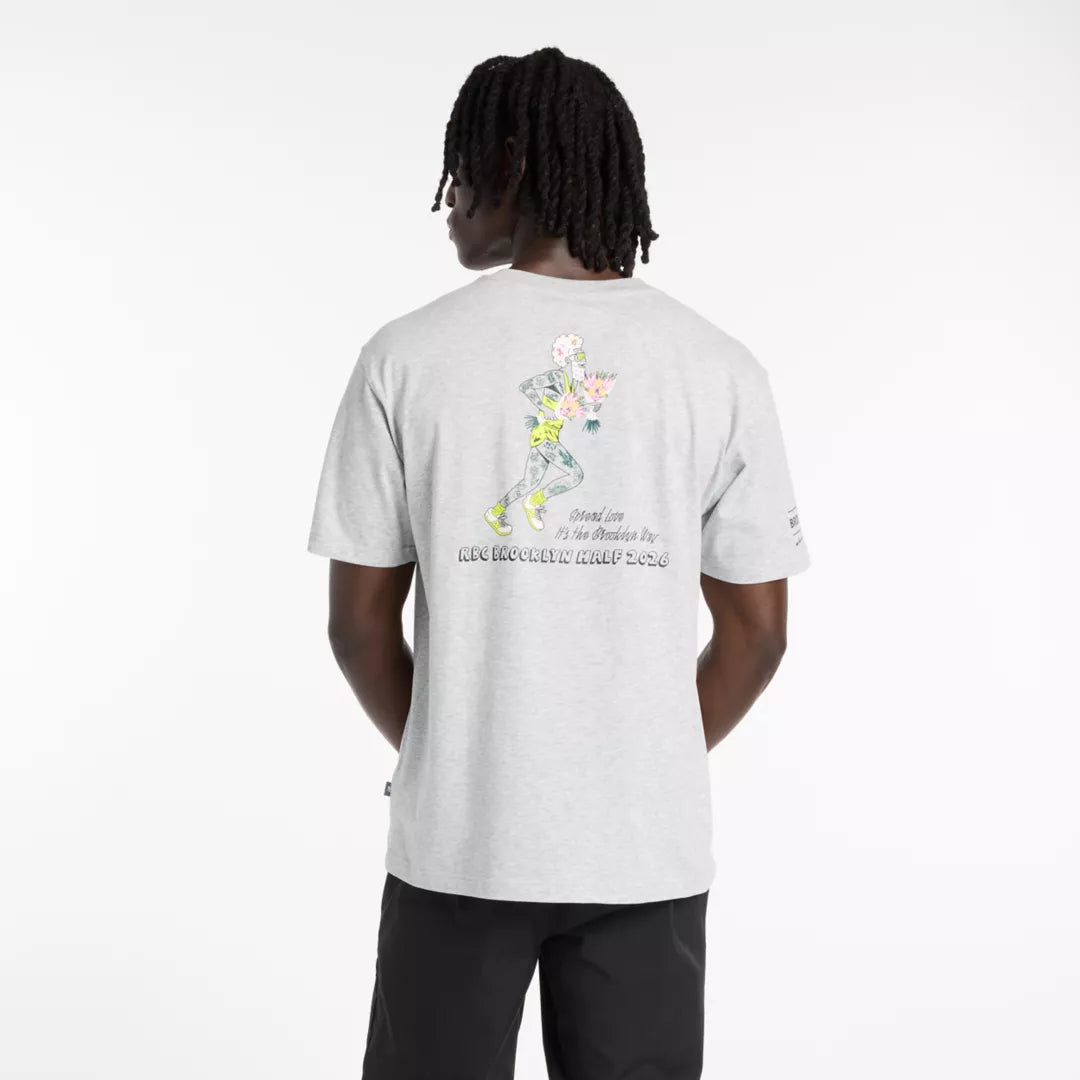New Balance RBC Brooklyn Half Men's Graphic T-Shirt - Flowers
