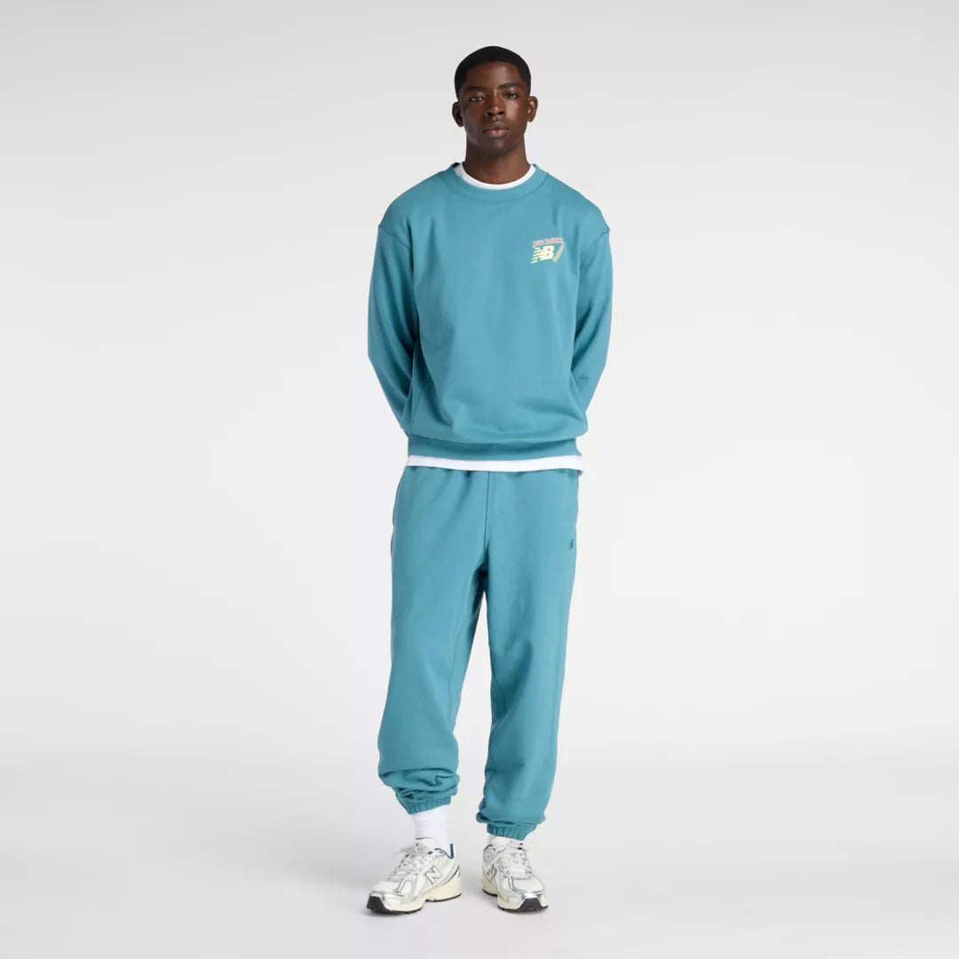 New Balance Classic Tri-Logo French Terry Crew