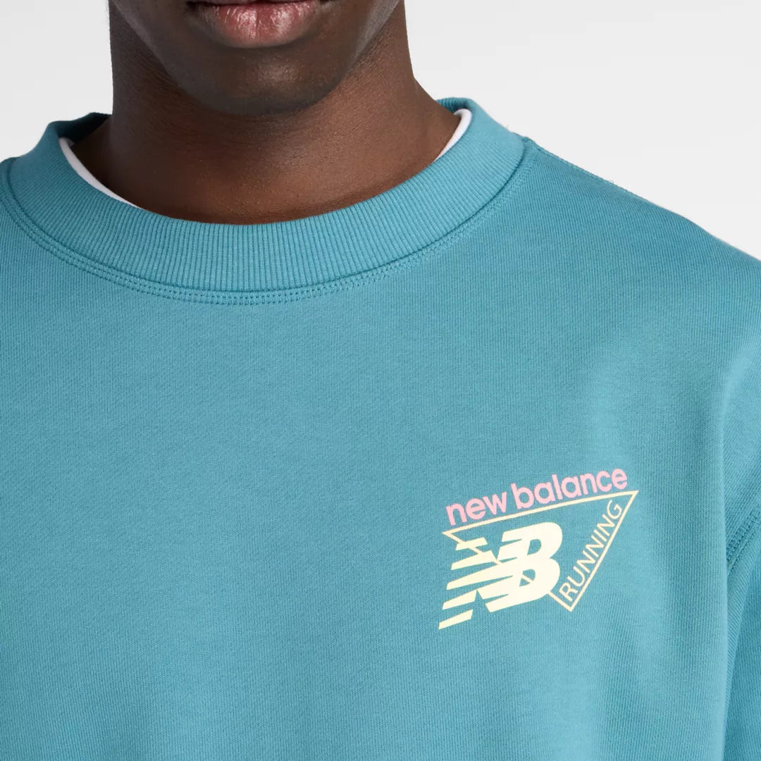 New Balance Classic Tri-Logo French Terry Crew