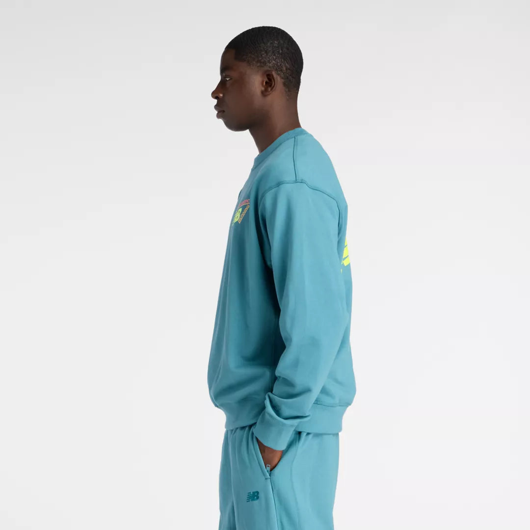 New Balance Classic Tri-Logo French Terry Crew