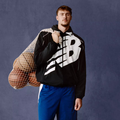New Balance Basketball Oversized Print Woven Jacket