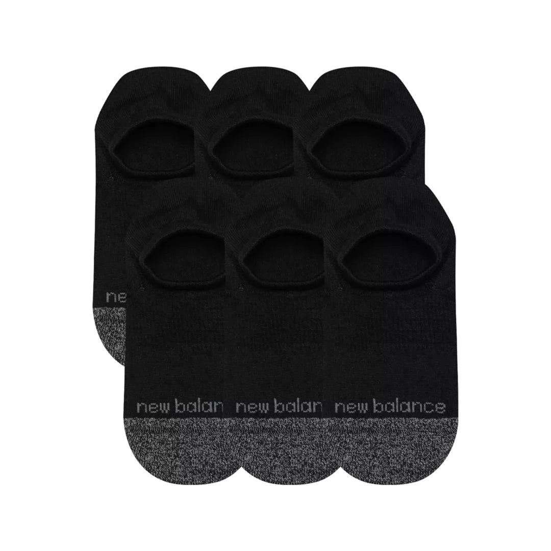 New Balance Active Invisible No Show Socks 6 Pack