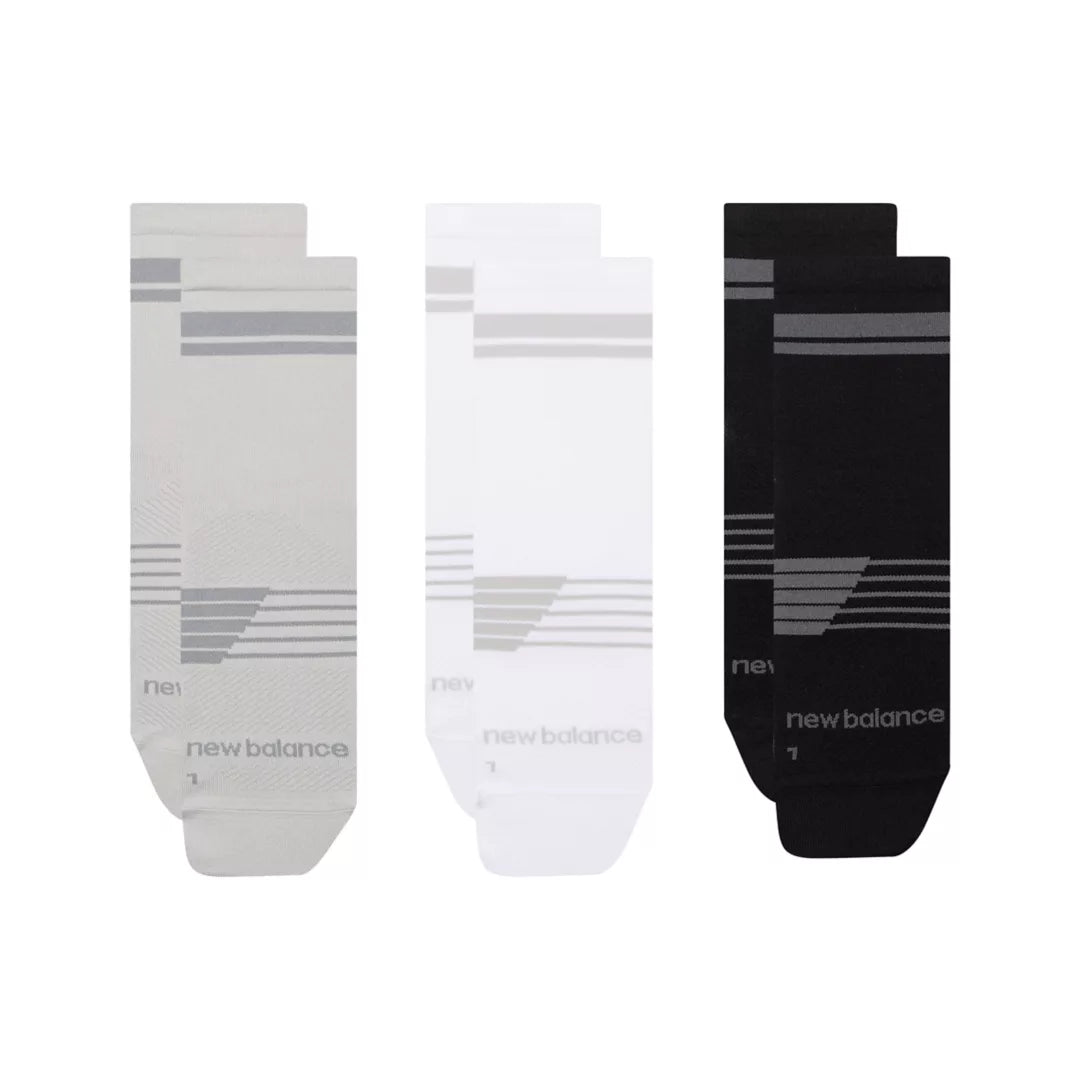 New Balance Pro Running QTR Socks 3 Pack