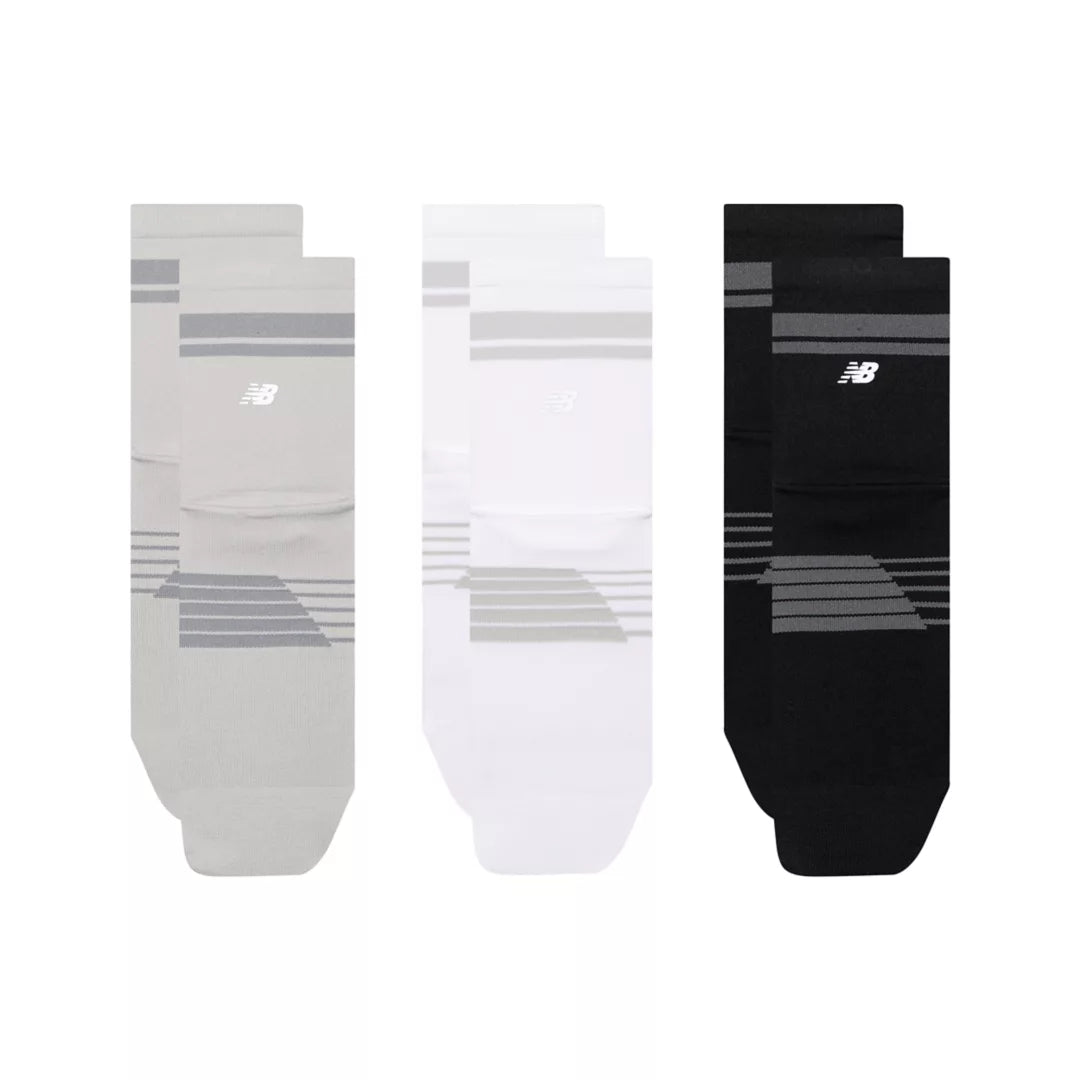 New Balance Pro Running QTR Socks 3 Pack