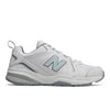 WHITE with LIGHT BLUE