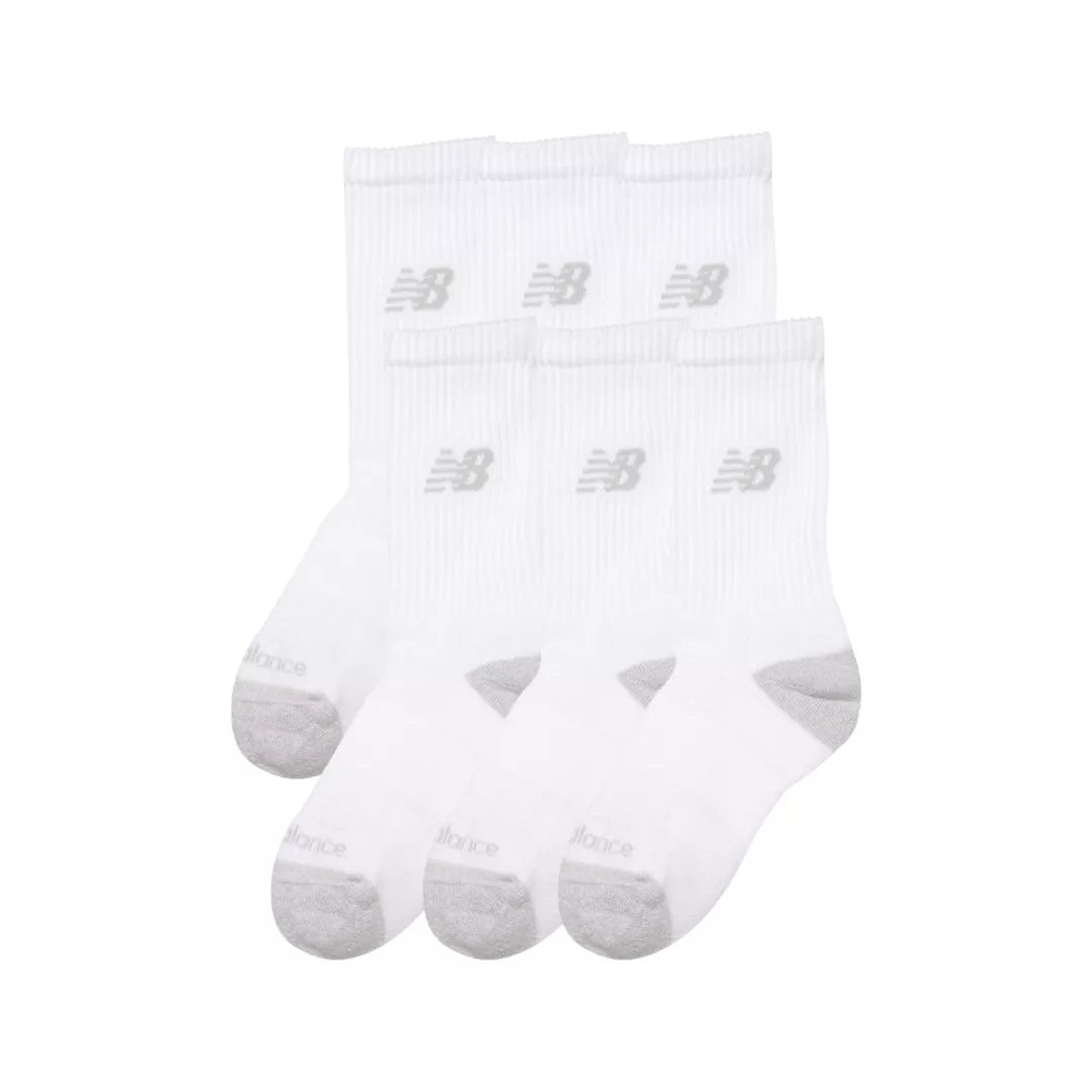 New Balance Youth Active Crew Socks 6 Pack