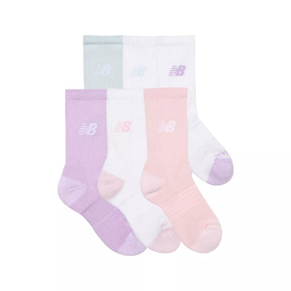 New Balance Youth Active Crew Socks 6 Pack