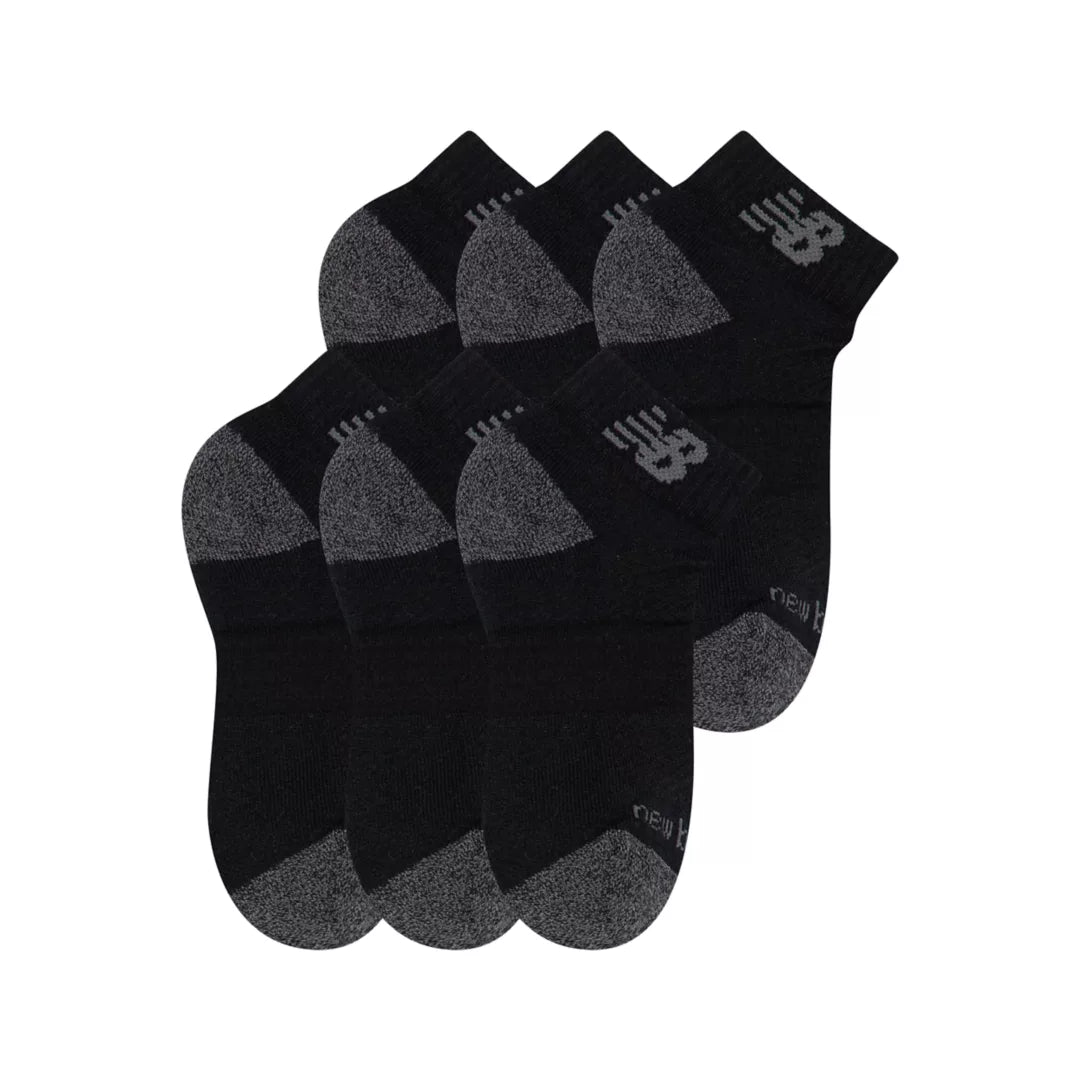 New Balance Youth Active Low Cut Socks 6 Pack