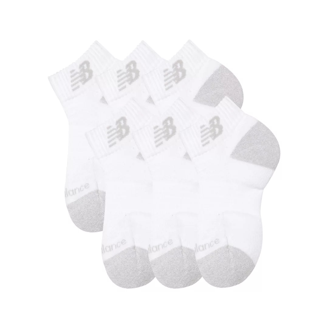 New Balance Youth Active Low Cut Socks 6 Pack
