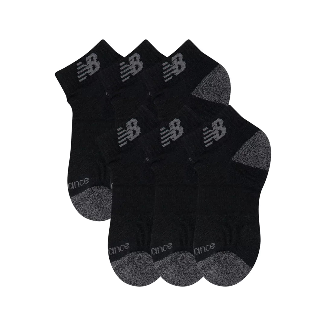 New Balance Youth Active Low Cut Socks 6 Pack