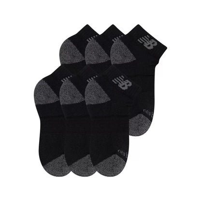 New Balance Youth Active Low Cut Socks 6 Pack