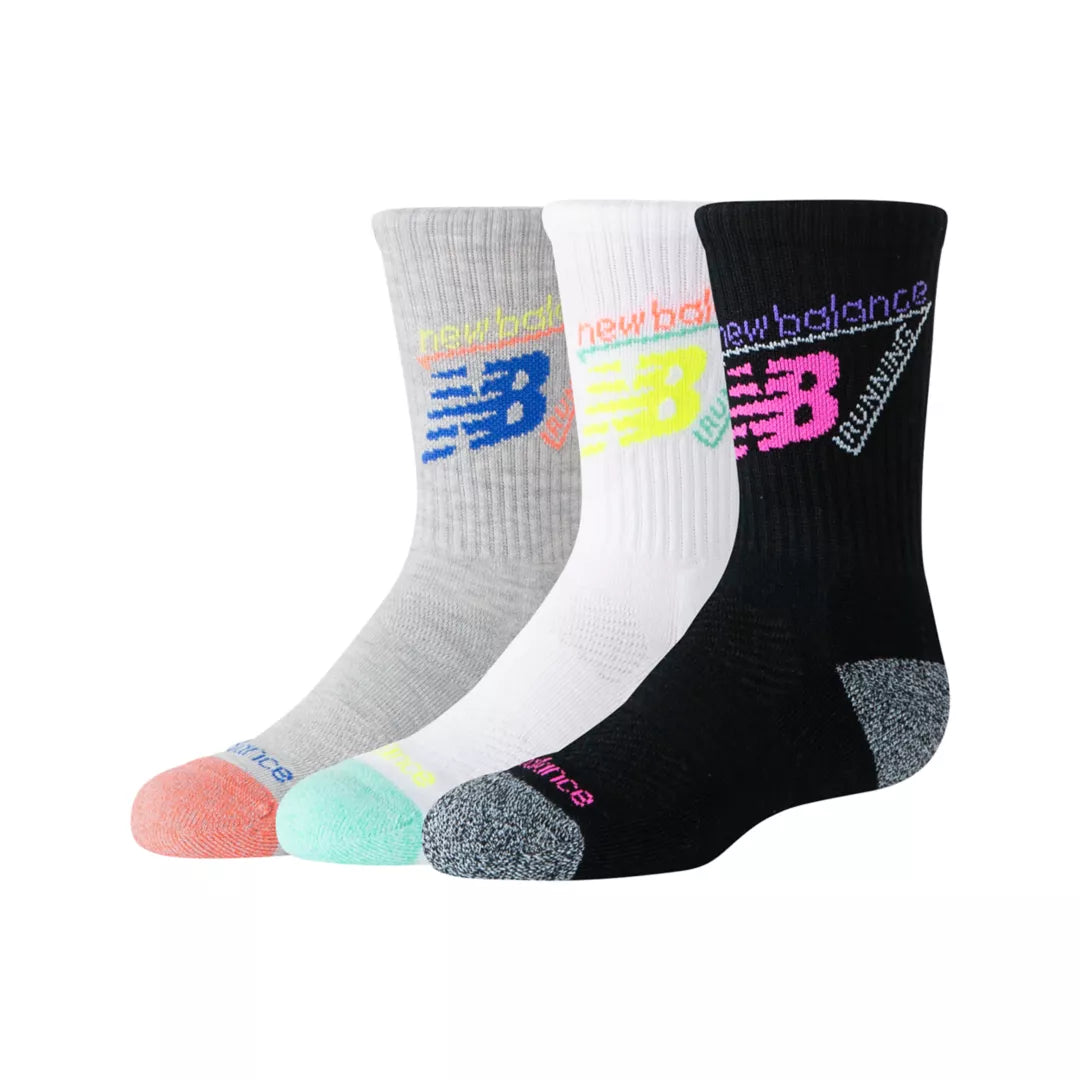 New Balance Youth Lifestyle Graphic Crew 3 Pack