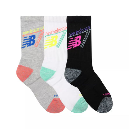 New Balance Youth Lifestyle Graphic Crew 3 Pack