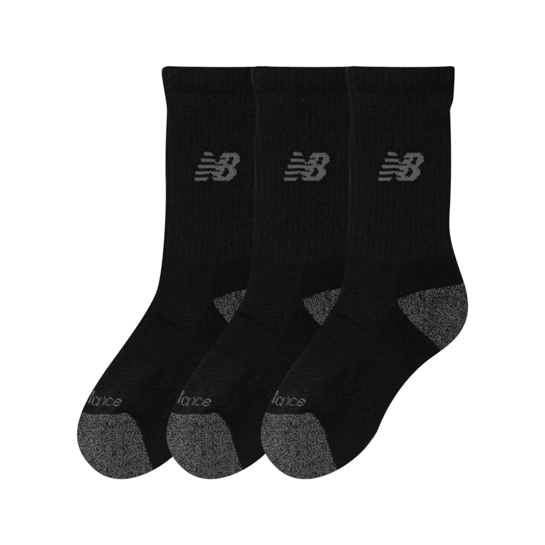 New Balance Youth Active Crew Socks 3 Pack