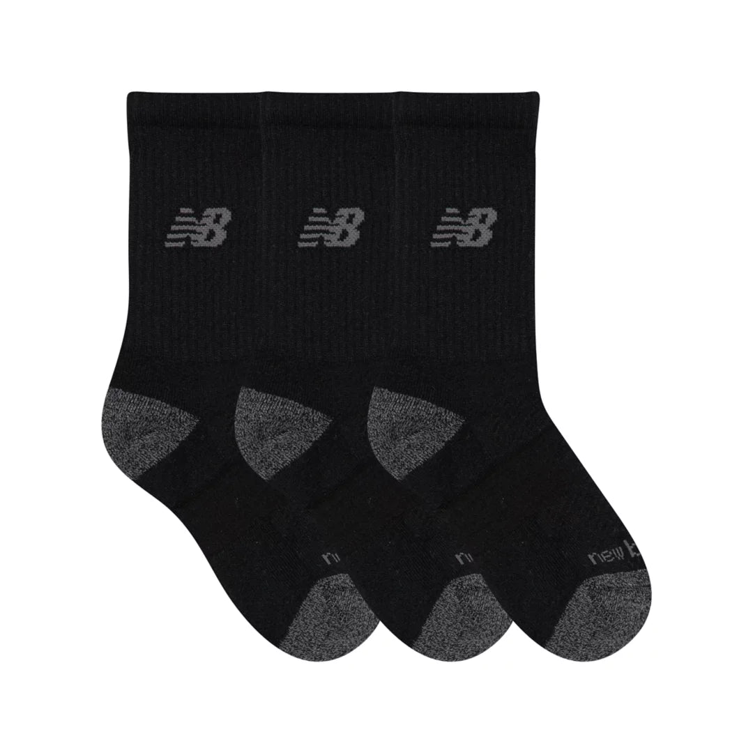 New Balance Youth Active Crew Socks 3 Pack