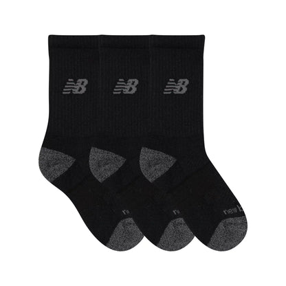 New Balance Youth Active Crew Socks 3 Pack