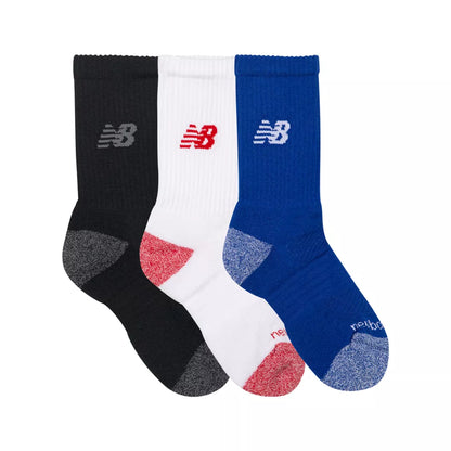 New Balance Youth Active Crew Socks 3 Pack