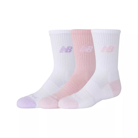 New Balance Youth Active Crew Socks 3 Pack