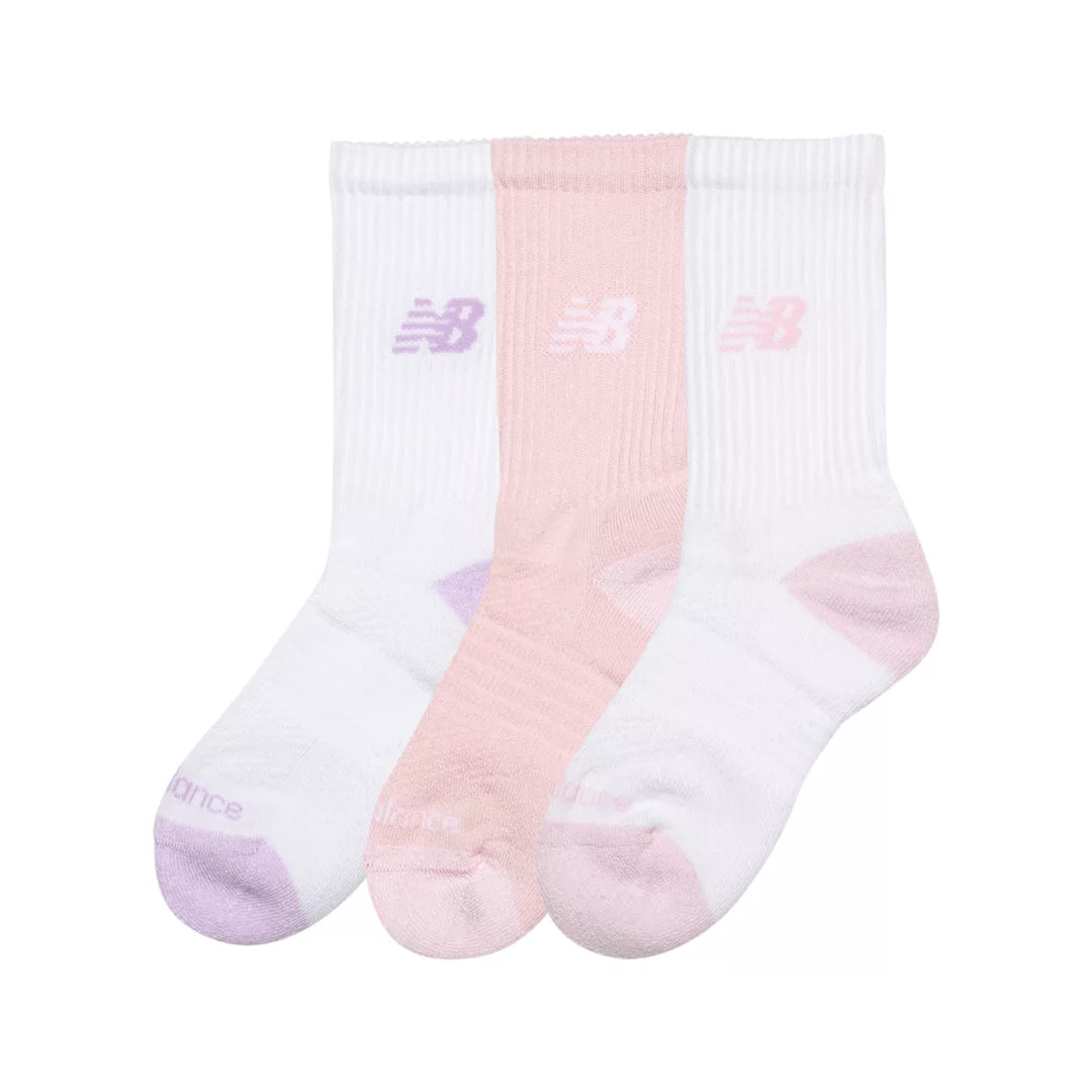New Balance Youth Active Crew Socks 3 Pack