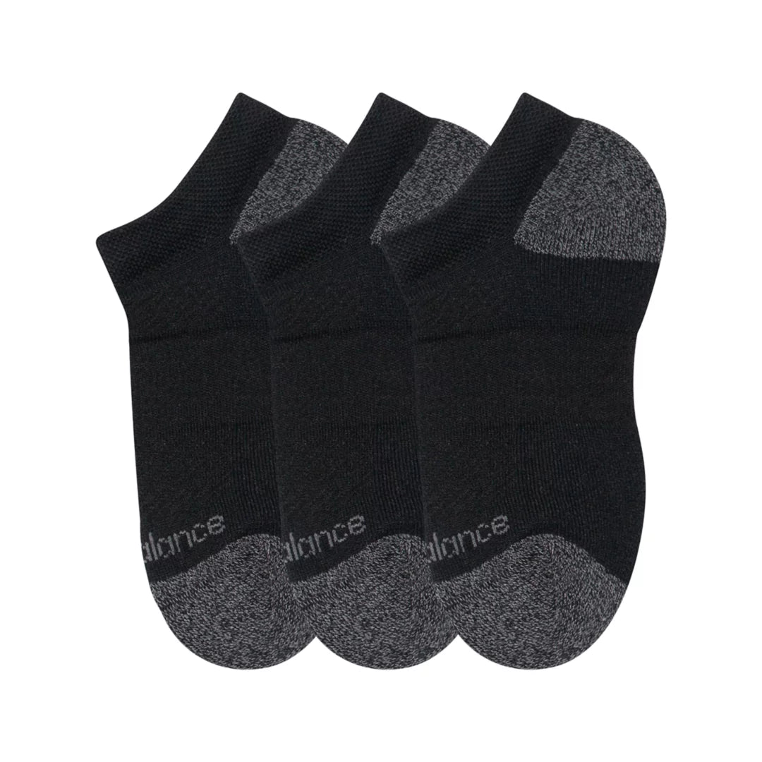 New Balance Youth Active No Show Socks 3 Pack