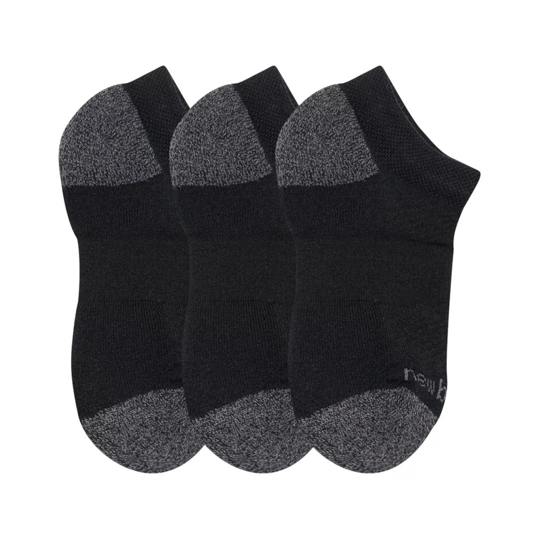 New Balance Youth Active No Show Socks 3 Pack